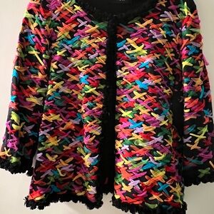 Michael Simon Multicolor Women's Blazer